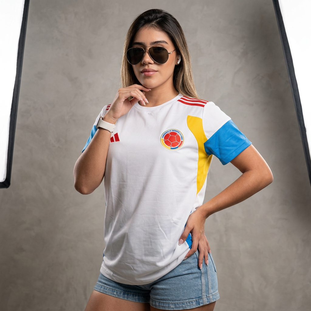 CAMISETA COLOMBIA DAMA